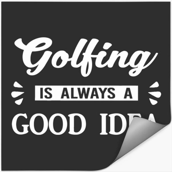 Funny Golf Gift Stickers-image