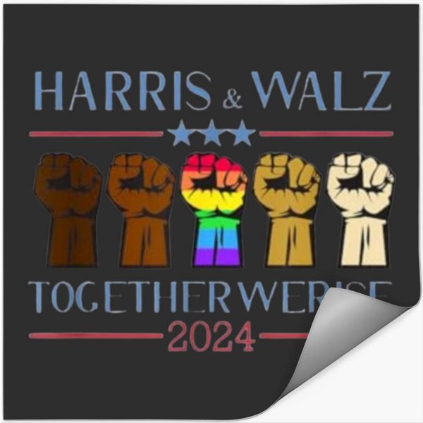 Harris Walz 2024 Campaign Sticker-image