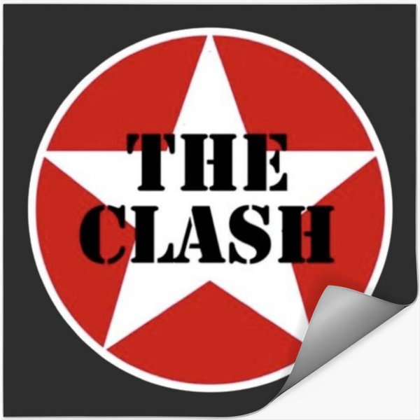The CläSh Logo Stickers-image
