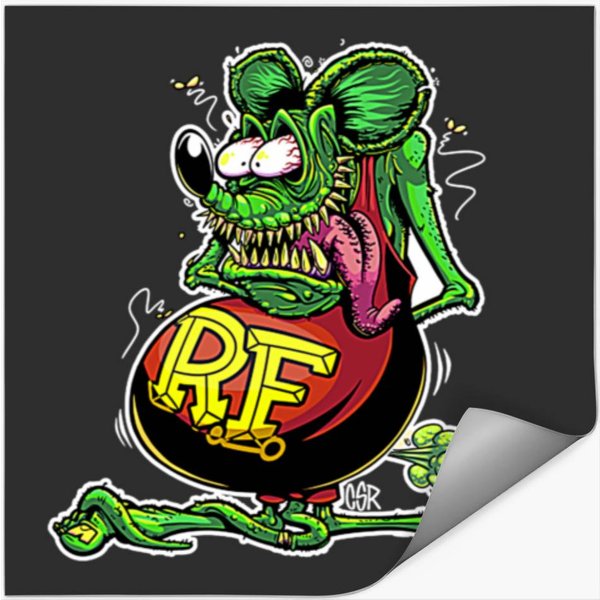 Bootleg Ratfink Stickers-image