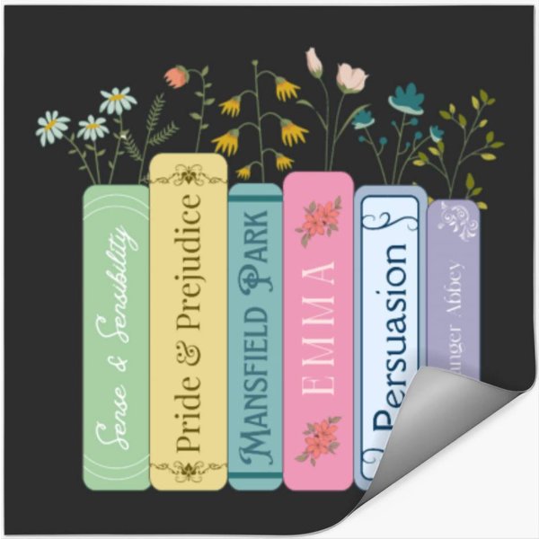 Jane Austen Books Stickers-image