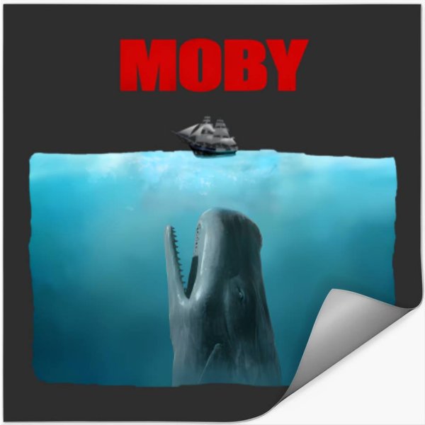 Jaws Poster Moby Stickers-image