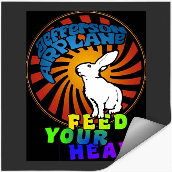 605 Jefferson Airplane Feed Your Head T-Shirt Stickers-image