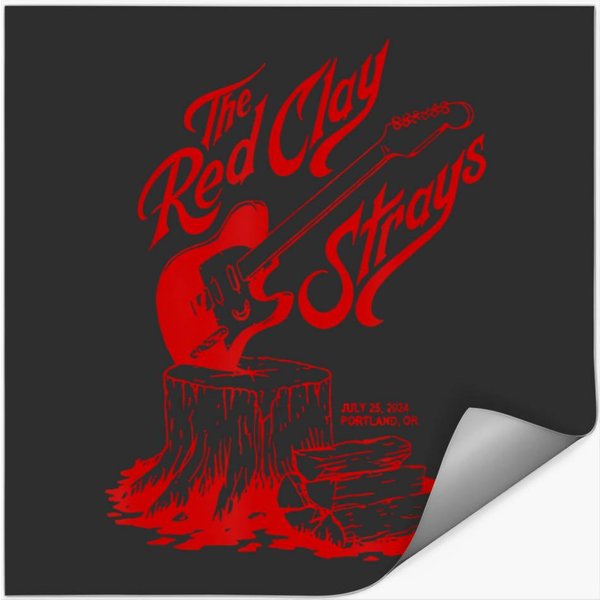 The Red Clay Strays Show At Portland Or July 25 2024 Stickers-image