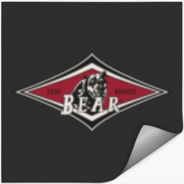 Baesic Bear Surf Boards Stickers-image
