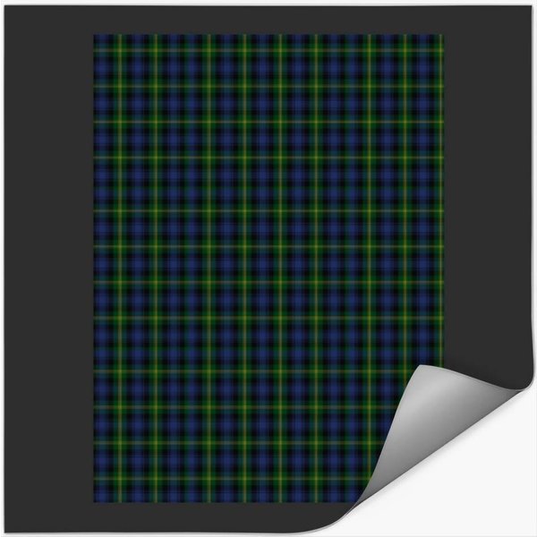 Gordon Clan Tartan Stickers-image