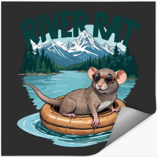River Rat Stickers-image