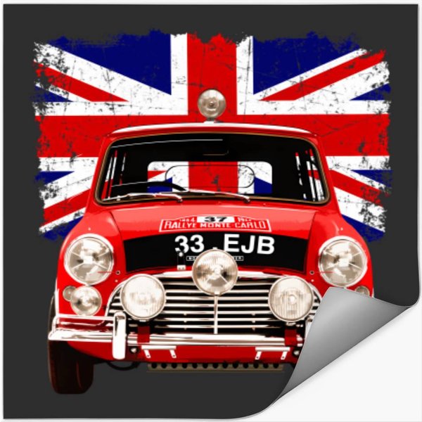 1964 Mini Cooper 'S' Monte Carlo Rally Winner 65 Stickers-image