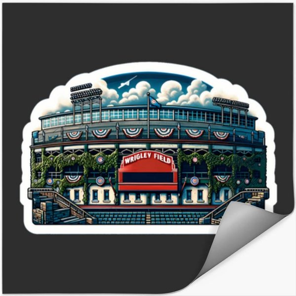 Wrigley Field Stadium Stickers-image