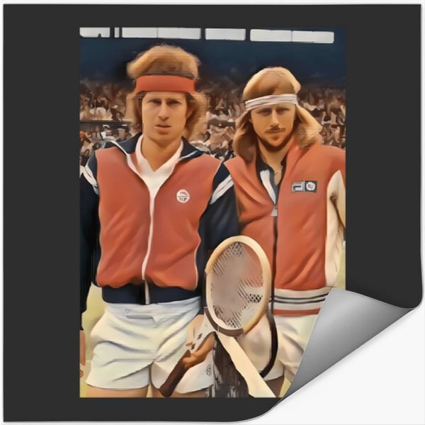Borg And Mcenroe 4 The Greatest Rivalry In Tennis Stickers-image