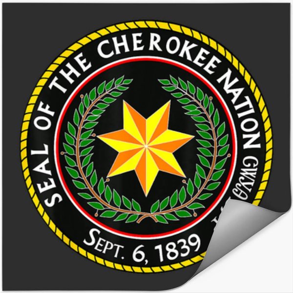 The Great Seal Of The Cherokee Nation Stickers-image