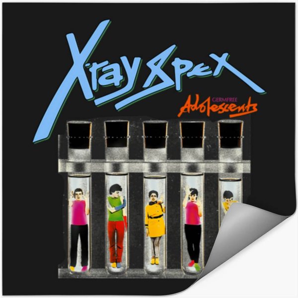X-Ray Spex Band T-Shirt Stickers-image