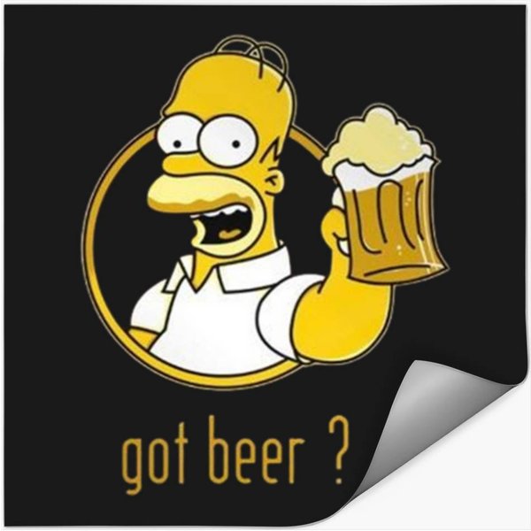 Homer Simpson Got Beer Stickers-image