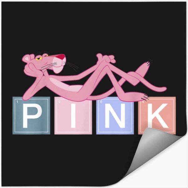 The Pink Panther Periodic Tiles Portrait Stickers-image