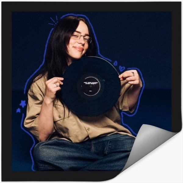 Billie Eilish Graphic Stickers-image