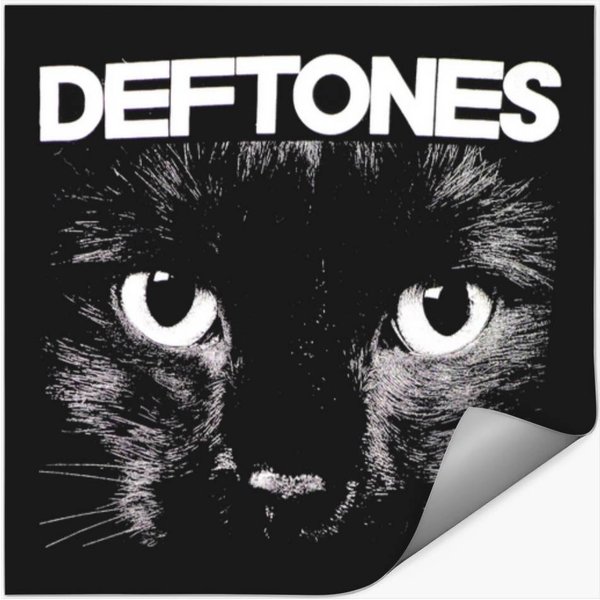 DéFtones Logo Cat Christmas Eyes Stickers-image