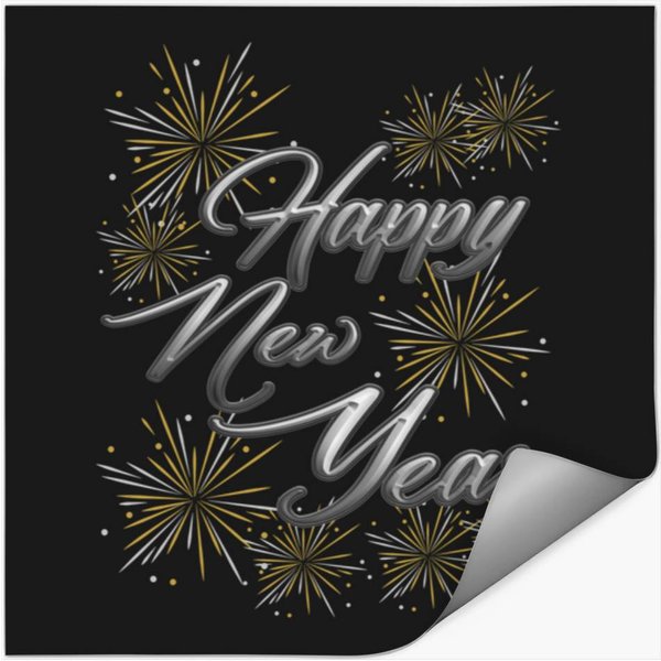Happy New Year 58 Stickers-image