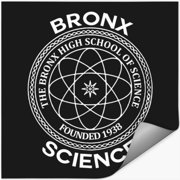 The Bronx Science Classic Guys Unisex Tee Team Stickers-image