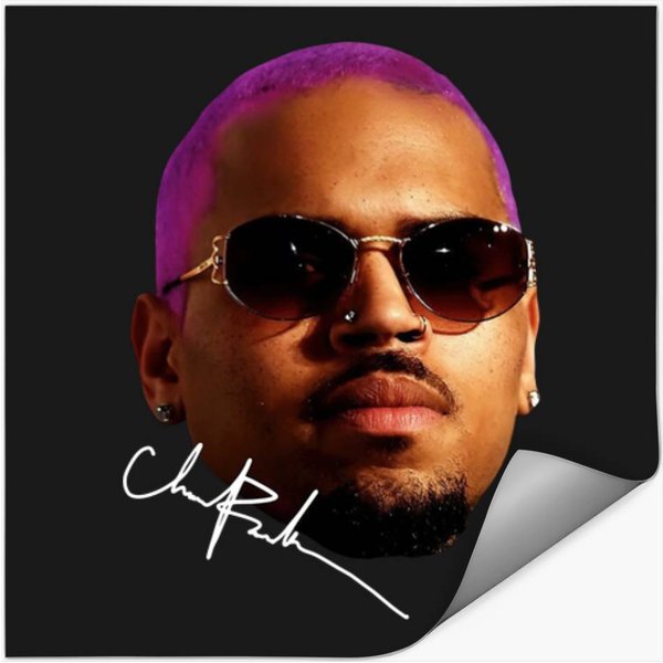 Chris Brown Breezy Graphic Stickers-image