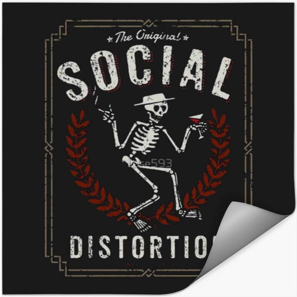 Social Distortion Stickers - Band Merchandise-image