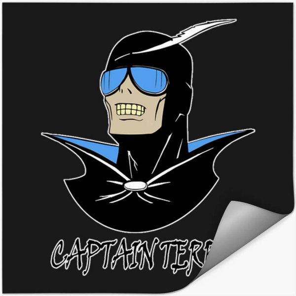 Captain Terror Speed Racer T-Shirt Stickers-image