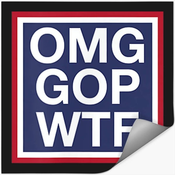 Omg Gop Wtf Stickers-image
