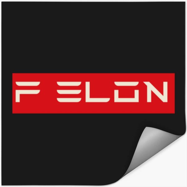F Elon 1,Anti Musk Stickers-image