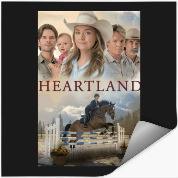 Heartland Vintage Movie T-Shirt Stickers-image