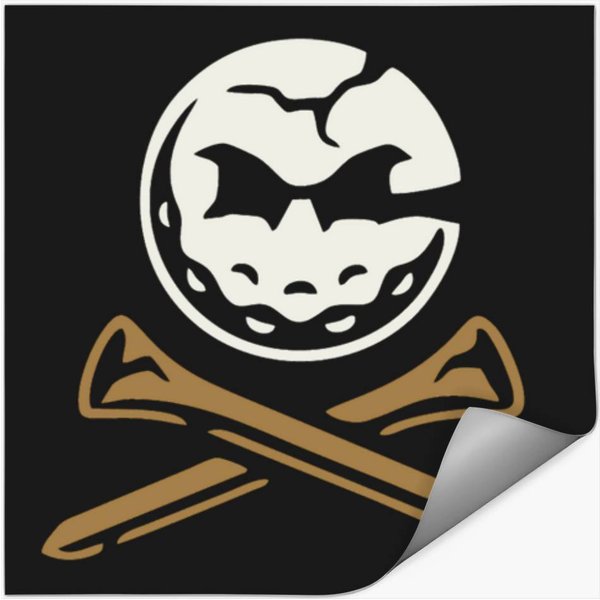 Crushers Liv-Gc Golf 54 Merch Fitted V-Neck Stickers-image