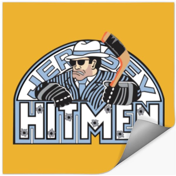 Jersey Hitmen Hockey Stickers-image
