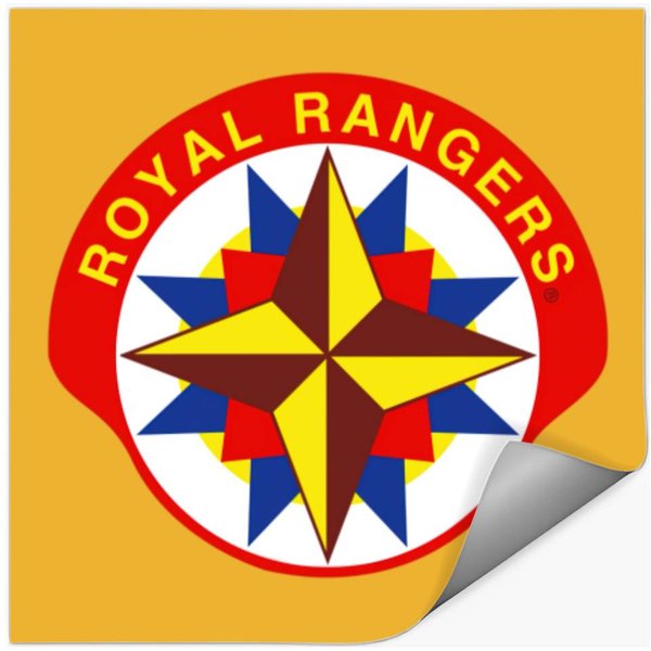 Royal Rangers Garden Flags Stickers-image