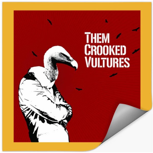 Them Crooked Vulture Josh Homme Qotsa Stickers-image