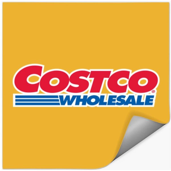 Costco Wholesale Logo Grey Men's Pullover Stickers-image