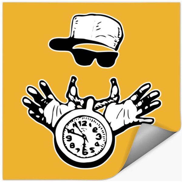 Public Enemy Flavor Flav Clock Stickers-image
