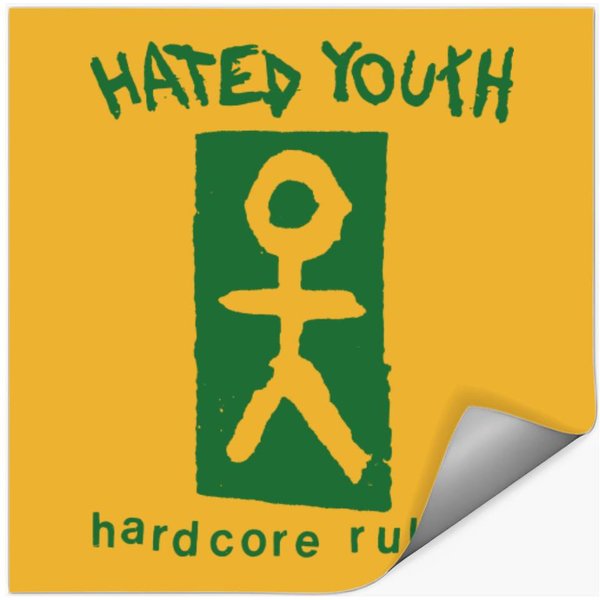 Hated Youth Stickers Vintage Rock Punk Stickers-image