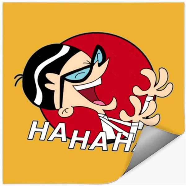 Mandark Laugh Dexter's Laboratory Stickers-image