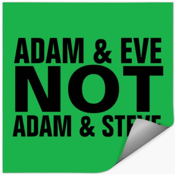 Adam And Eve Not Adam And Steve S Stickers-image