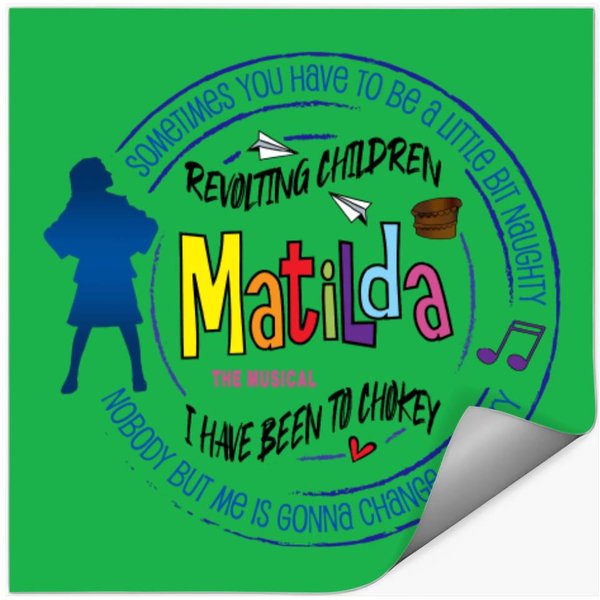 Matilda Stickers, Broadway Musical Stickers-image