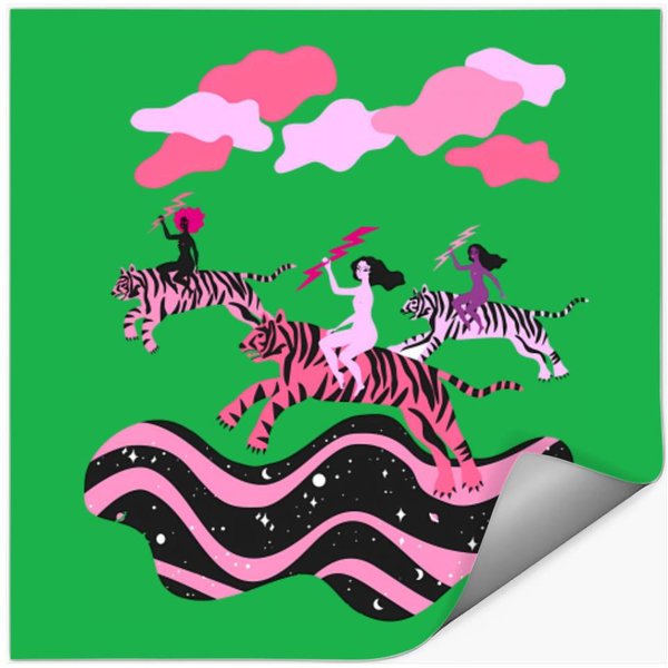 Girls Save The World - Feminist - Sticker-image