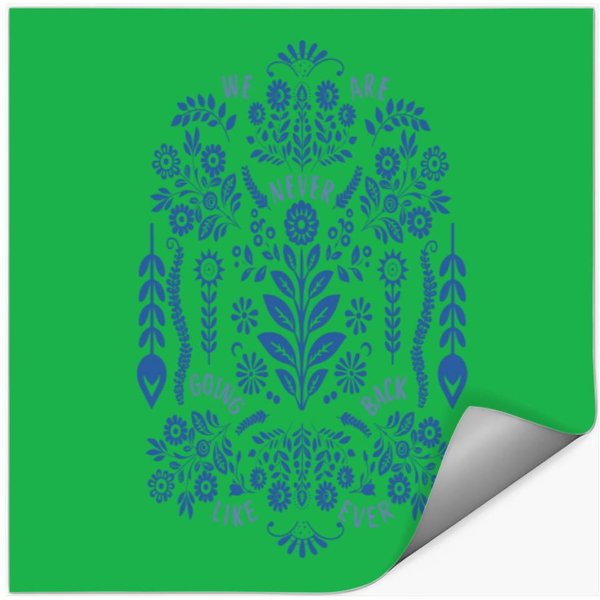 Subtle Kamala Harris Tim Walz Garden Flag Botanical Linocut Yard Sign Election 2024 Stickers-image