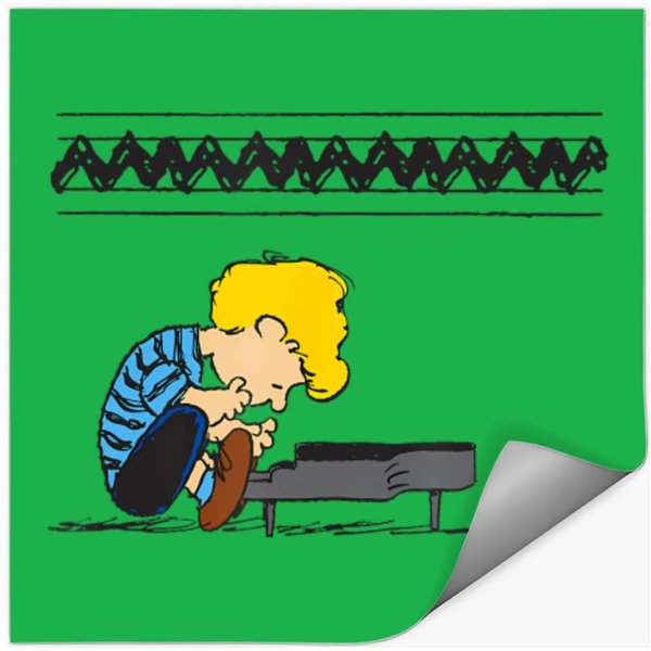 Schroeder At The Piano Stickers-image