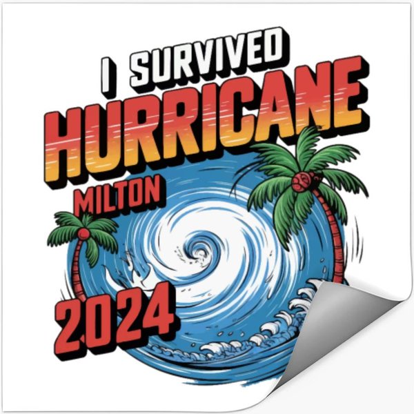 I Survived Hurricane Milton Florida Oct 2024 Stickers-image
