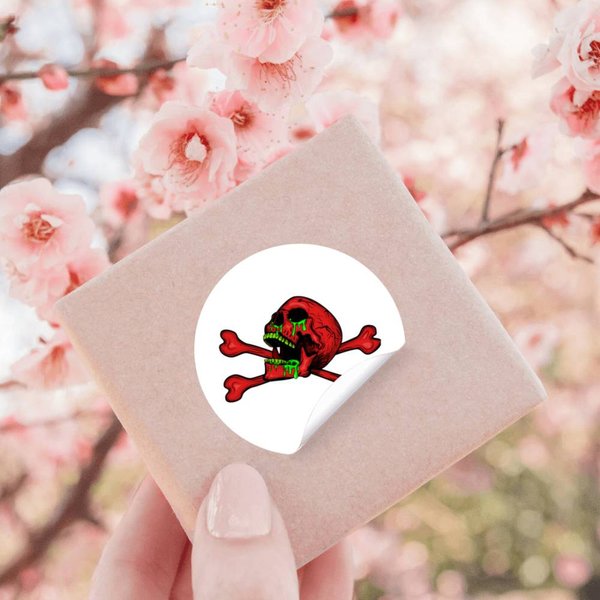 Skull And Crossbones Stickers-image