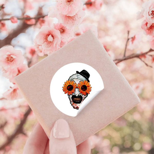 Art The Clown Terrifier 2 Sunflower Sunglasses Stickers-image