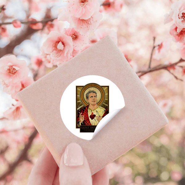 Saint Anthony - Anthony Bourdain Stickers-image