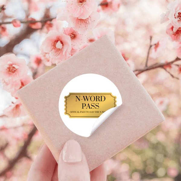N-Word Pass Stickers-image