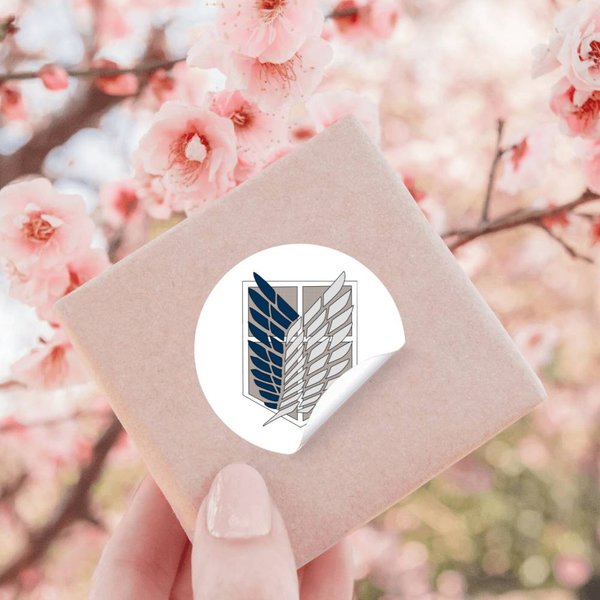 Aot Wings Of Freedom Logo Ao Titan Corps Stickers-image