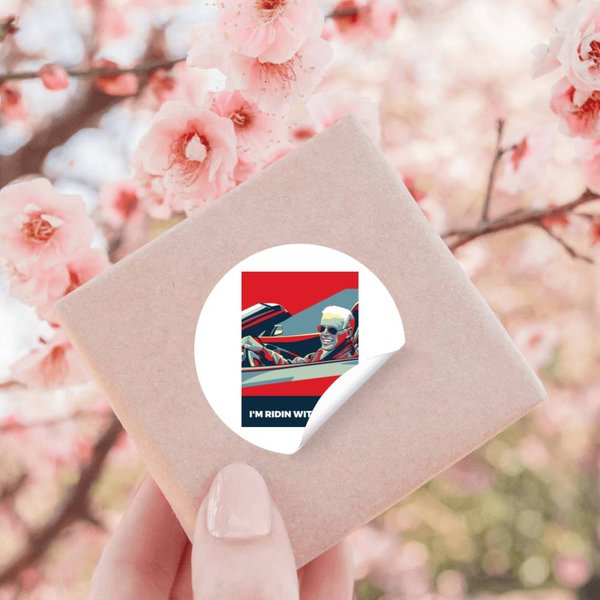 Im Ridin With Biden Stickers-image