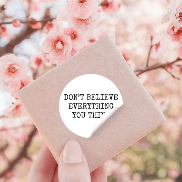Don’T Believe Everything You Think Stickers-image
