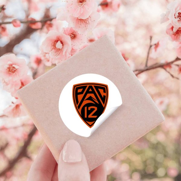 Pac 12 Logo- Oregon State Colors Stickers-image